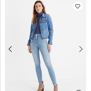 Madewell 10 inch high waisted jeans